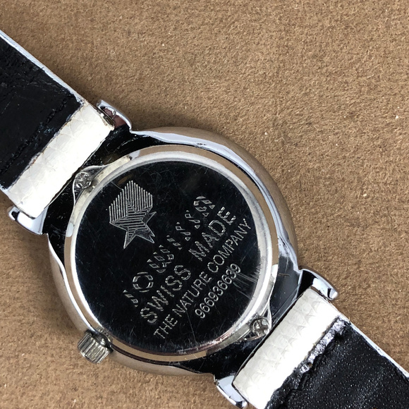 Vintage Jowissa Chrome Silver Watch Lizard Strap main image 4